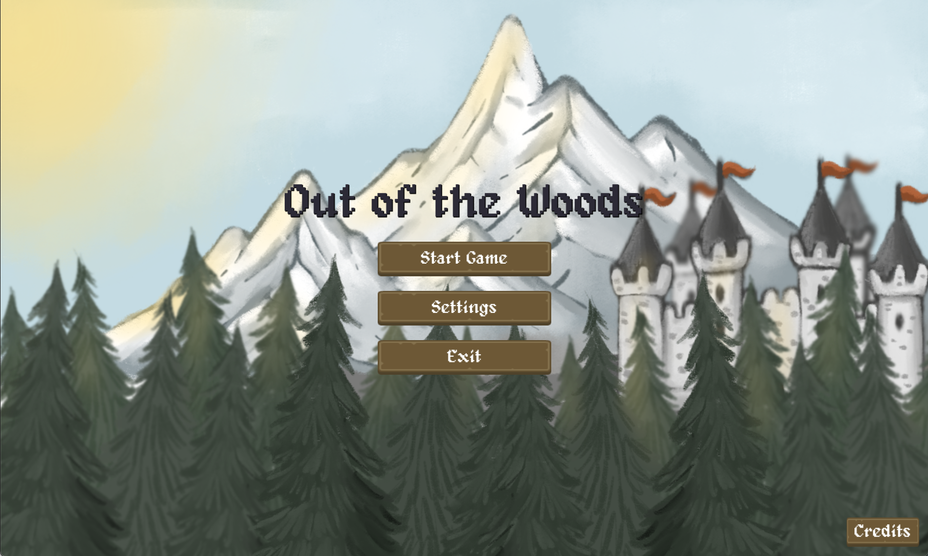 Out of the Woods start screen